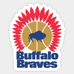 DEFUNCT - BUFFALO BRAVES Sticker